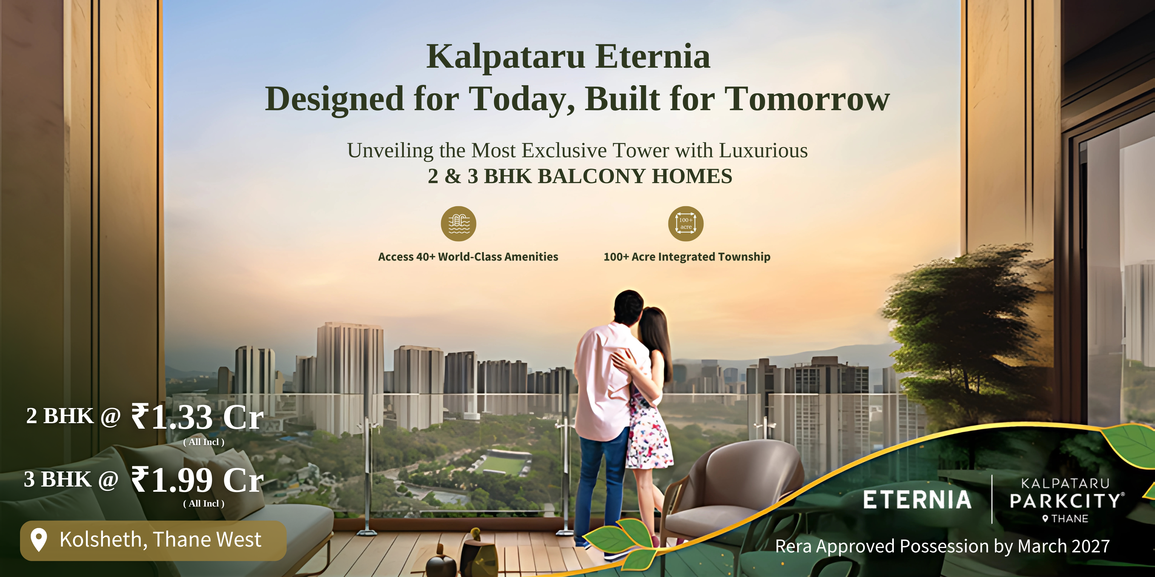 2.5, 3 & 4 BHK Homes in Thane
